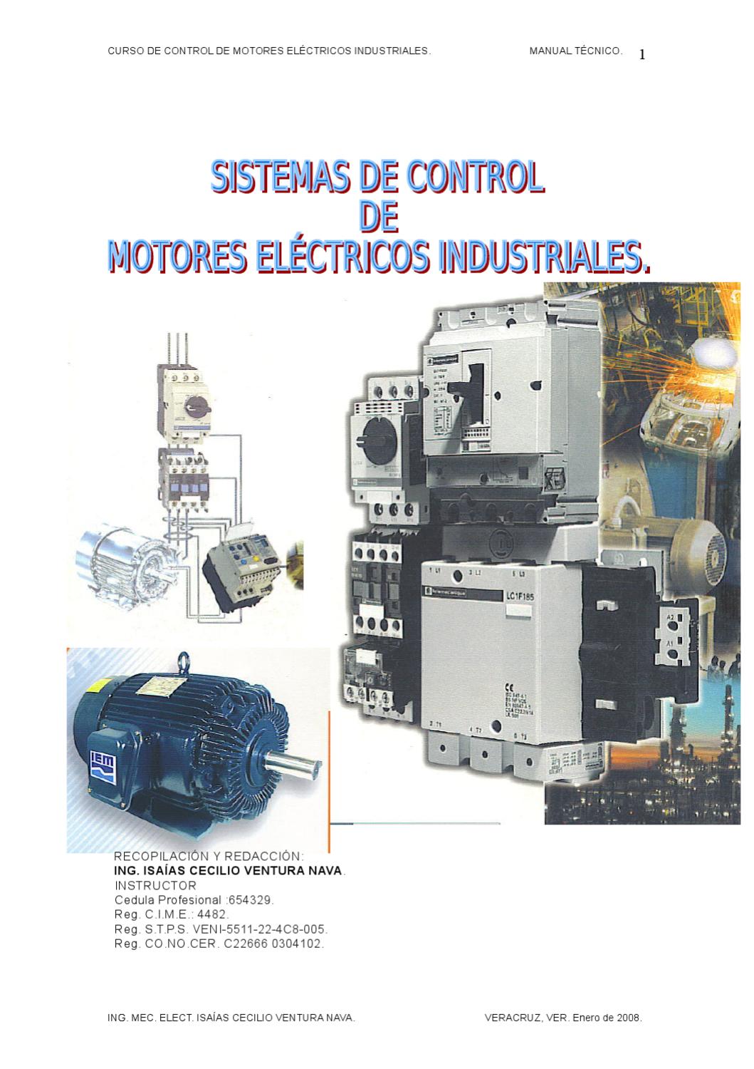 Botones de control electrico manual