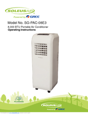 soleus air conditioner sg-pac-08e4 manual