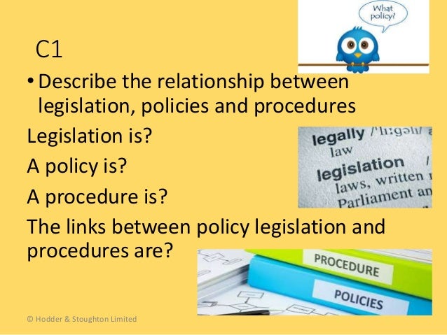 Difference between policy and procedure and guidelines