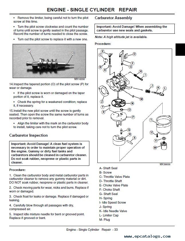 John deere 425 parts manual pdf