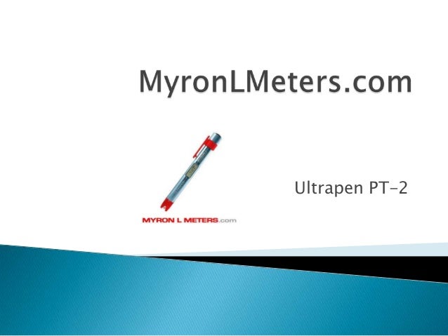 Myron l ultrapen pt2 manual