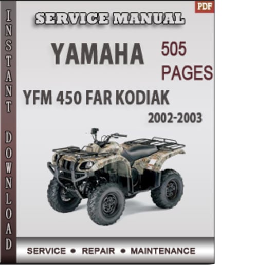 2004 yamaha kodiak 400 repair manual free download