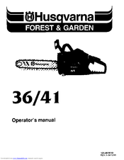 husqvarna rancher 44 chainsaw manual