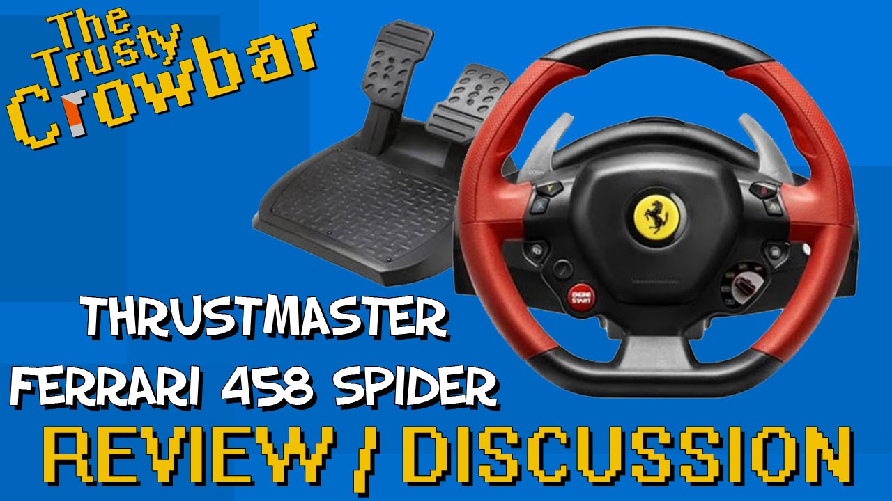 thrustmaster ferrari 458 spider racing wheel manual