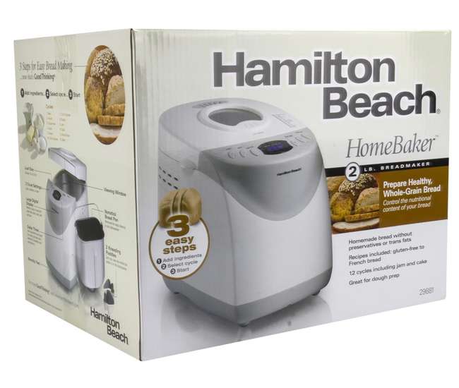 Hamilton beach breadmaker 29881 manual