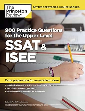 Ssat isee practice test princeton review pdf