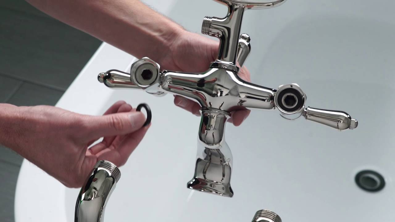 freestanding faucet install instructions