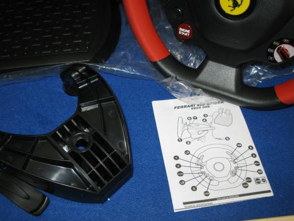 thrustmaster ferrari 458 spider racing wheel manual