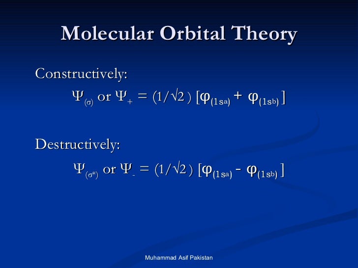 Limitations of molecular orbital theory pdf