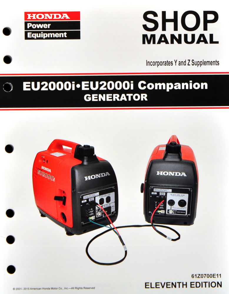 Honda eu2000i parts manual download