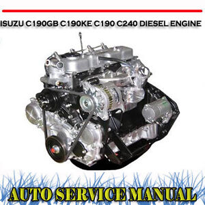 isuzu 4be1 engine workshop manual
