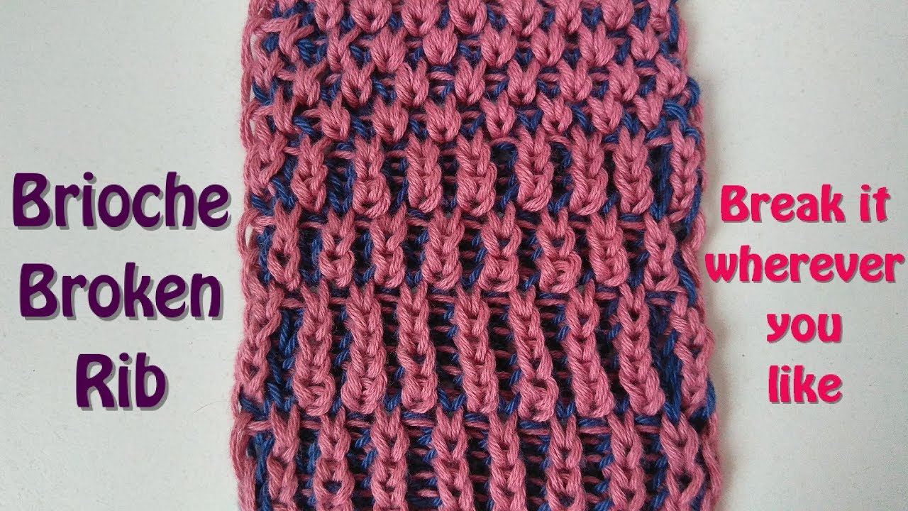 knitting instructions for meandering rib