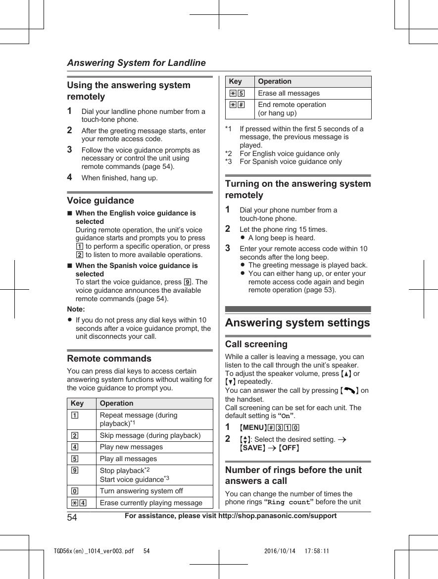 Panasonic kx t7731 programming manual