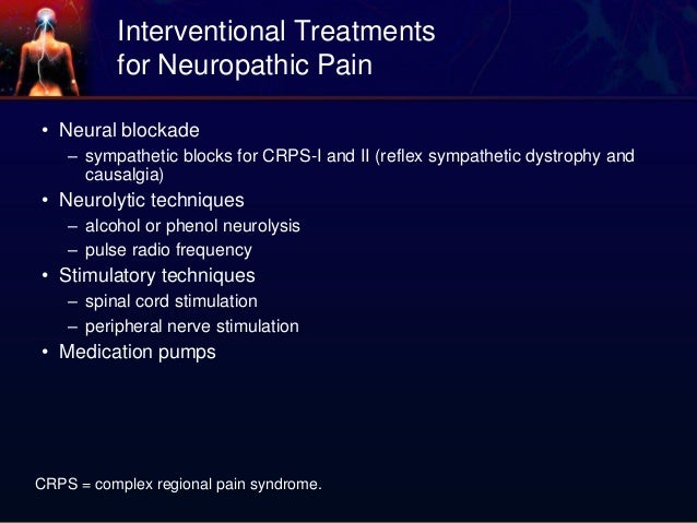 Peripheral neuropathy pain management guidelines