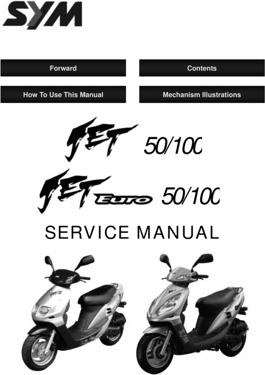 sym jet power 125 service manual